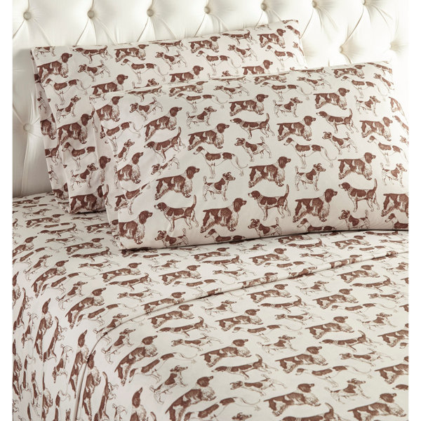 Dog Flannel Sheets Wayfair